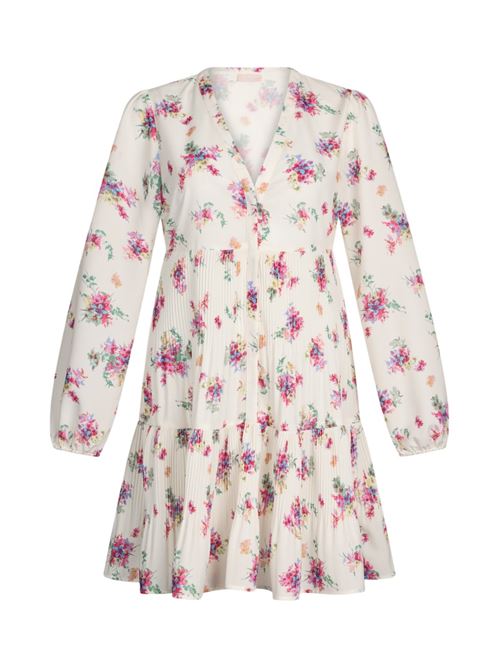 Short floral pleated dress Liu Jo | WA5168T3786.M9474